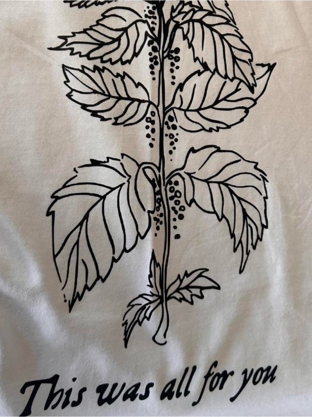 Ethel Cain White Nettles lyric custom with Botanical Cross Graphic - Picture 2 of 4